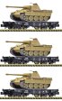 Fleischmann - ref.845606 - Set 3 vagones plataforma DR con tanques Panther V